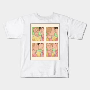 Alt Nick and Charlie - heartstopper photo booth scene Kids T-Shirt